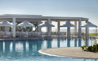 Hotel  Apollo Blue - reštaurácia - letecký zájazd CK Turancar - Faliraki, Rodos Hotel  Apollo Blue - reštaurácia - letecký zájazd CK Turancar - Faliraki, Rodos