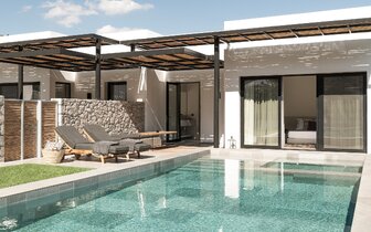 Hotel Casa Cook Rhodes - izba s bazénom - letecký zájazd CK Turancar - Kolymbia, Rodos Hotel Casa Cook Rhodes - izba s bazénom - letecký zájazd CK Turancar - Kolymbia, Rodos