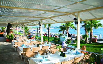 Hotel Side Star Beach - bar na pláži - letecký zájazd CK Turancar - Turecko, Side Hotel Side Star Beach - bar na pláži - letecký zájazd CK Turancar - Turecko, Side