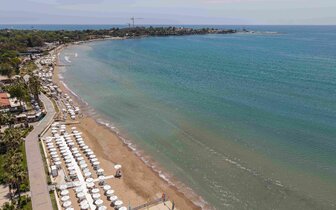 Hotel Side Star Beach - pláž - letecký zájazd CK Turancar - Turecko, Side