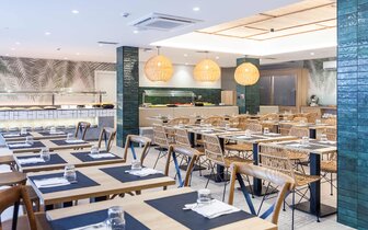 Checkin Garbí - reštaurácia - letecký zájazd CK Turancar - Španielsko, Calella