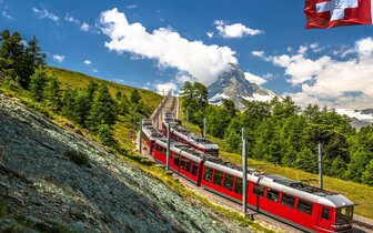 CK Turancar, autobusový poznávací zájazd, Švajčiarsky okruh, Klein Matterhorn, železnica Zermatt