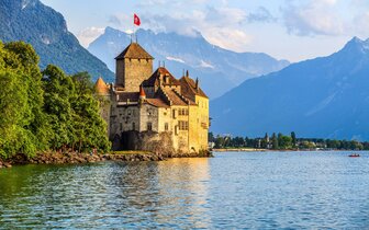 CK Turancar, autobusový poznávací zájazd, Švajčiarsky okruh, Ženevské jazero, hrad Chillon