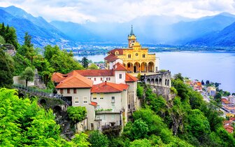 CK Turancar, autobusový poznávací zájazd, Švajčiarsky okruh, Locarno, Madona del Sasso