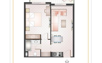 Hotel Sunshine Rhodes-plán izby -letecký zájazd CK Turancar-Rodos