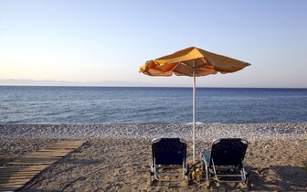 Hotel Sunshine Rhodes-pláž-letecký zájazd CK Turancar-Rodos