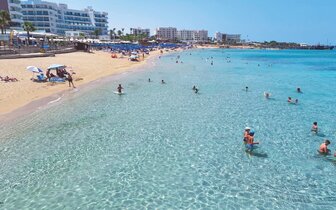 Anastasia Beach – pláž– letecký zájazd CK Turancar – Cyprus, Protaras