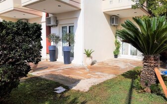 Apartmánový dom Stelios - exteriér - zájazd autobusovou a individuálnou dopravou CK Turancar - Grécko, Olympská riviéra, Nei Pori