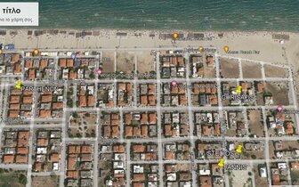 Apartmánový dom Stelios - mapka - zájazd autobusovou a individuálnou dopravou CK Turancar - Grécko-Olympská riviéra-Nei Pori