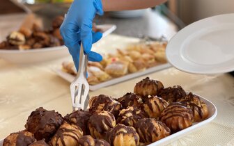 Plamena Palace - bufetové stoly - letecký a autobusový zájazd CK Turancar - Bulharsko, Primorsko