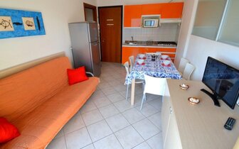 apartmány HORIZON v Bibione Spiaggia, dovolenka autobusom  v Taliansku s CK TURANCAR typ B1