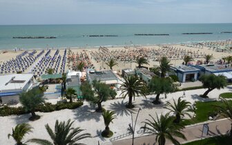 Rezidencia Seaside - pláž - zájazd vlastnou dopravou CK Turancar - Taliansko, Palmová riviéra, San Benedetto del Tronto