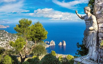 CK Turancar, Letecký poznávací zájazd, Kampánia a čarovný ostrov Capri, ostrov Capri