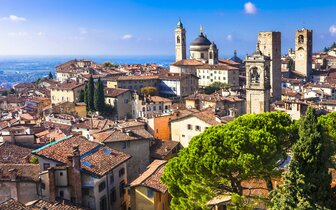 CK Turancar, autobusový poznávací zájazd, Talianske alpské jazerá, Bergamo, panoráma mesta CK Turancar, autobusový poznávací zájazd, Talianske alpské jazerá, Bergamo, panoráma mesta