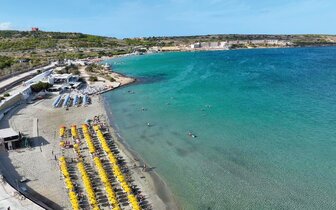 Seabank Resort&Spa – pláž – letecký zájazd CK Turancar – Malta - Mellieha