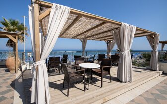 Hotel Hydramis Palace-reštaurácia-letecký zájazd CK Turancar-Kréta-Kavros