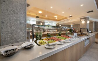 Hotel Hydramis Palace-reštaurácia-letecký zájazd CK Turancar-Kréta-Kavros
