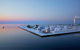 Hotel Amira Luxory Resort - oddychová terasa - letecký zájazd CK Turancar - Kréta, Adelianos Kampos