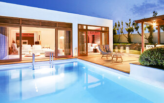 Hotel Grecotel Amirandes - plážová vilka so súkromným bazénom - letecký zájazd CK Turancar - Kréta, Gouves