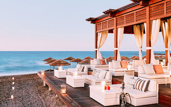 Hotel Grecotel Amirandes - plážový bar - letecký zájazd CK Turancar - Kréta, Gouves