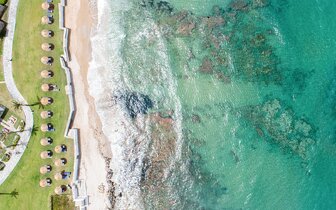 Hotel Grecotel Amirandes - pláž - letecký zájazd CK Turancar - Kréta, Gouves