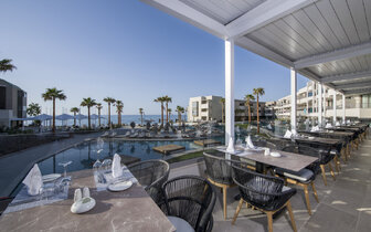 Hotel Amira Luxory Resort - reštaurácia - letecký zájazd CK Turancar - Kréta, Adelianos Kampos