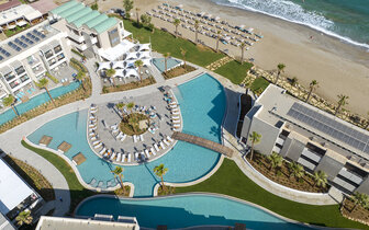 Hotel Amira Luxory Resort - letecký záber - letecký zájazd CK Turancar - Kréta, Adelianos Kampos