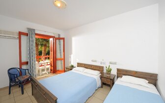 Hotel Paloma Garden - rodinná izba - letecký zájazd CK Turancar - Kréta, Stalis