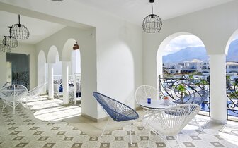 Hotel Anemos - terasa - letecký zájazd CK Turancar - Kréta, Kavros