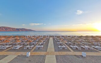 Hotel Anemos - pláž - letecký zájazd CK Turancar - Kréta, Kavros