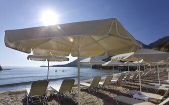 Hotel Bali Star - pláž - letecký zájazd CK Turancar - Kréta, Bali