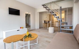 Aparthotel Aldebaran - suita Nefeli pre 4 osoby na vyžiadanie - letecký a autobusový zájazd CK Turancar - Grécko, Thasos, Limenaria Aparthotel Aldebaran - suita Nefeli pre 4 osoby na vyžiadanie - letecký a autobusový zájazd CK Turancar - Grécko, Thasos, Limenaria