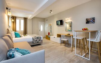 Aparthotel Aldebaran - štúdio superior Vasilikin 2+1 na vyžiadanie - letecký a autobusový zájazd CK Turancar - Grécko, Thasos, Limenaria Aparthotel Aldebaran - štúdio superior Vasilikin 2+1 na vyžiadanie - letecký a autobusový zájazd CK Turancar - Grécko, Thasos, Limenaria