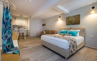 Aparthotel Aldebaran - štúdio superior Vasilikin 2+1 na vyžiadanie - letecký a autobusový zájazd CK Turancar - Grécko, Thasos, Limenaria Aparthotel Aldebaran - štúdio superior Vasilikin 2+1 na vyžiadanie - letecký a autobusový zájazd CK Turancar - Grécko, Thasos, Limenaria