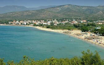 Aparthotel Aldebaran - pláž - letecký a autobusový zájazd CK Turancar - Grécko, Thasos, Limenaria