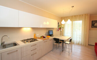 dom EDEN v BIBIONE, obývacia miestnosť v bilocale typ B, dovolenka s CK TURANCAR