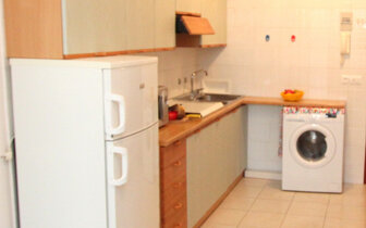 dom EDEN v BIBIONE, obývacia miestnosť v bilocale typ B1, dovolenka s CK TURANCAR