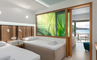 Hotel Arina Beach - rodinná izba - letecký zájazd CK Turancar - Kréta, Agia Marina