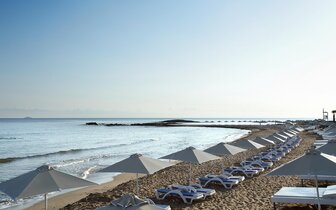 Hotel Arina Beach - pláž - letecký zájazd CK Turancar-Kréta, Agia Marina