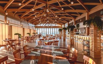 Hotel Arina Beach - reštaurácia - letecký zájazd CK Turancar - Kréta, Agia Marina