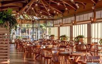 Hotel Arina Beach - reštaurácia - letecký zájazd CK Turancar - Kréta, Agia Marina