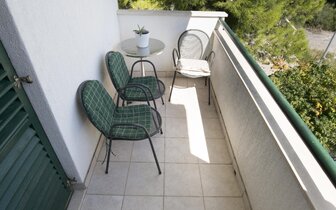 Vila Ivica - balkón - autobusový zájazd CK Turancar - Chorvátsko - Omiš (Duće)