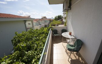 Vila Ivica - balkón - autobusový zájazd CK Turancar - Chorvátsko - Omiš (Duće)