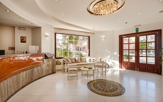 Elina hotel Apartments - recepcia - letecký zájazd CK Turancar - Kréta, Rethymno