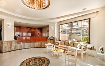 Elina hotel Apartments - recepcia - letecký zájazd CK Turancar - Kréta, Rethymno