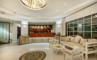 Elina hotel Apartments - recepcia - letecký zájazd CK Turancar - Kréta, Rethymno