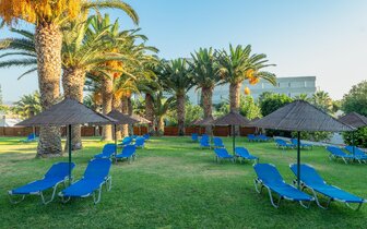 Hotel Marilena - záhrada - letecký zájazd CK Turancar - Kréta, Amoudara