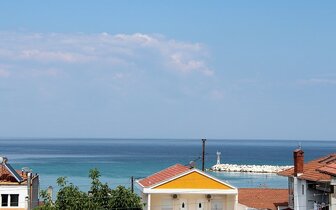Apartmánový dom Ilion - výhľad - autobusový zájazd CK Turancar - Grécko, Thasos, Skala Potamias Apartmánový dom Ilion - výhľad - autobusový zájazd CK Turancar - Grécko, Thasos, Skala Potamias