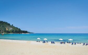 Zlatá pláž - autobusový zájazd CK Turancar - Grécko, Thasos, Skala Potamias Zlatá pláž - autobusový zájazd CK Turancar - Grécko, Thasos, Skala Potamias