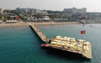 Limak Atlantis De Luxe Resort - pláž - letecký zájazd CK Turancar - Turecko, Belek